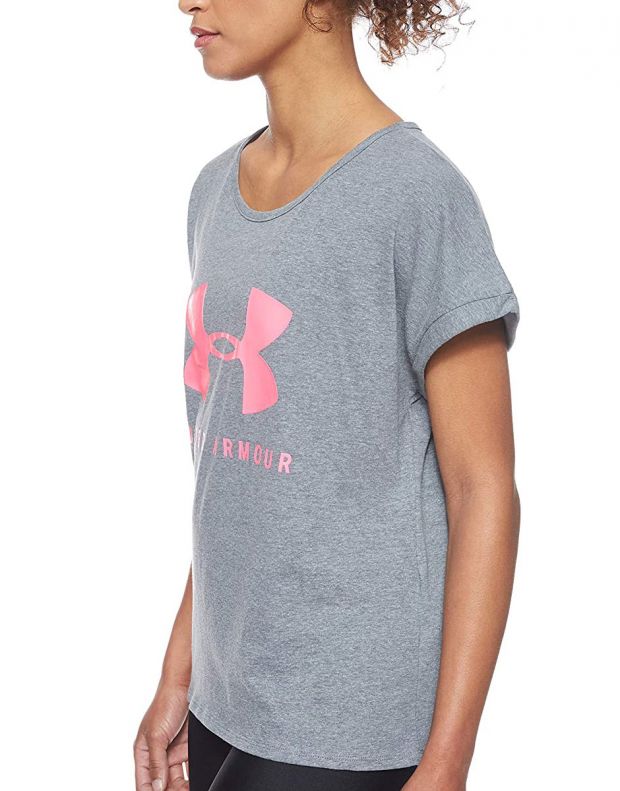 UNDER ARMOUR Sportstyle Graphic Tee Grey - 1347436-012 - 3