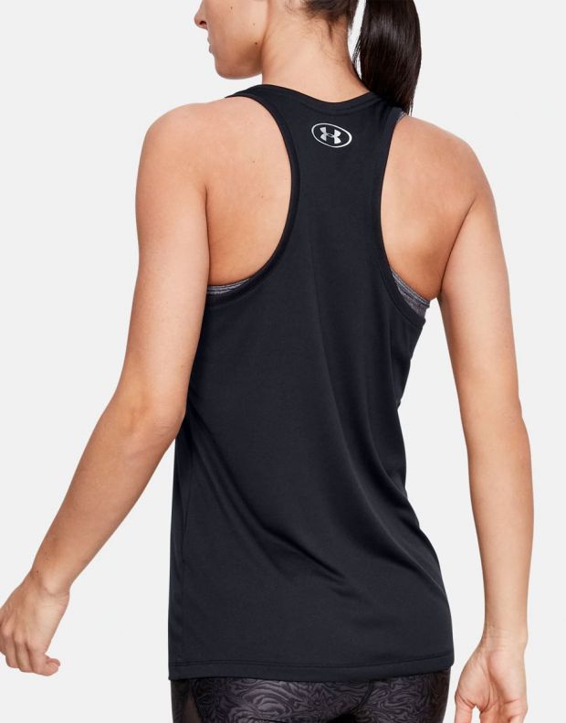 UNDER ARMOUR Tech Tank Solid Black - 1275045-001 - 2