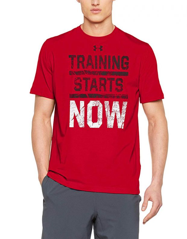 UNDER ARMOUR Training Starts Now Tee Red - 1325299-600 - 1