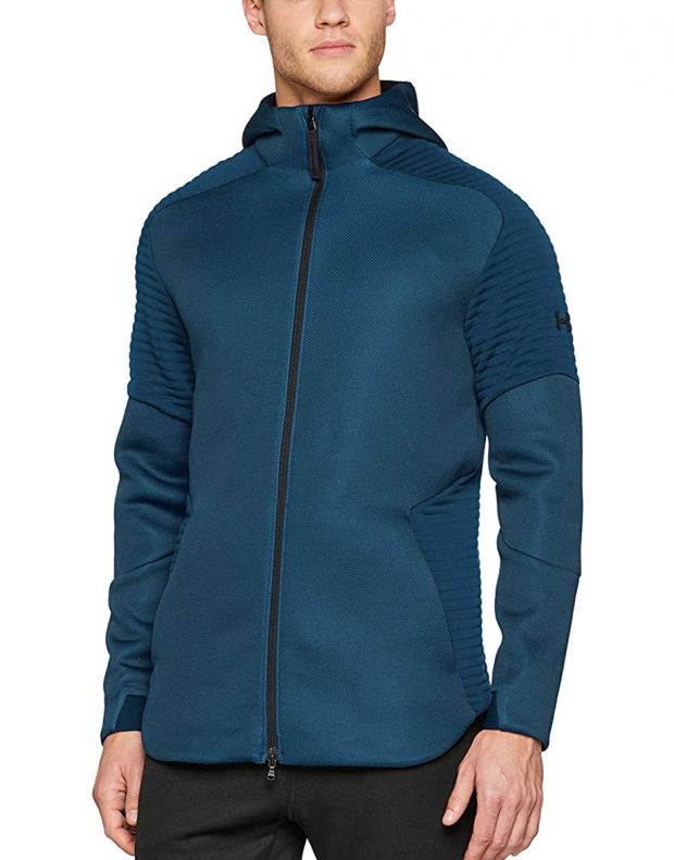UNDER ARMOUR Unstoppable Full-Zip Hoddie Blue - 1320705-437 - 1