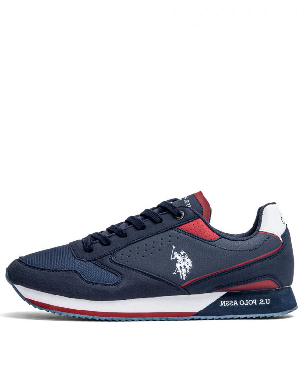 US POLO Nobil003 Sneakers Navy/Red M - NOBIL003M-2HY2-BLU-RED - 1