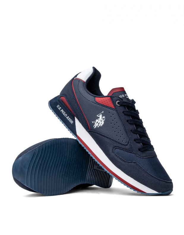 US POLO Nobil003 Sneakers Navy/Red M - NOBIL003M-2HY2-BLU-RED - 3
