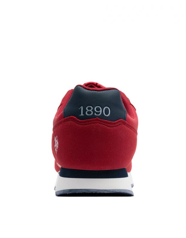 US POLO Nobil005 Sneakers Red M - NOBIL005M-2NH1-ROSSO - 4