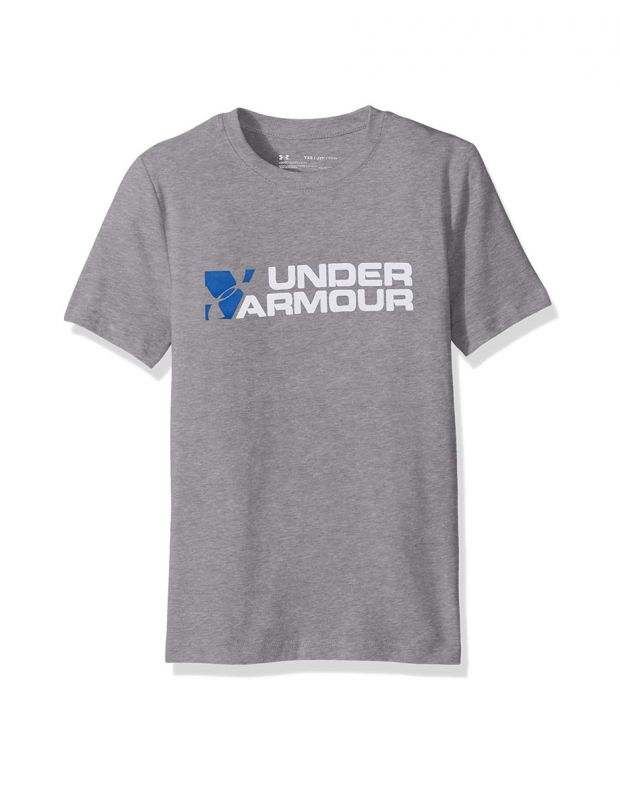 UNDER ARMOUR Duo Branded Tee Grey - 1298171-037 - 1