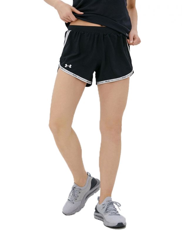 UNDER ARMOUR Fly-By 2.0 Shorts Black/White - 1361392-001 - 1