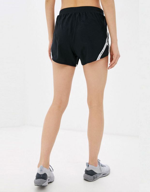 UNDER ARMOUR Fly-By 2.0 Shorts Black/White - 1361392-001 - 2
