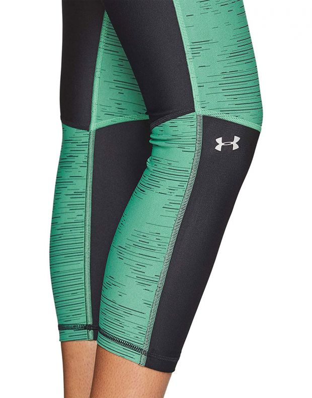 UNDER ARMOUR Jacquard Ankle Crop Legging Green - 1323180-003 - 3