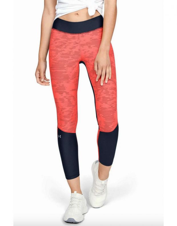 UNDER ARMOUR Jacquard Ankle Crop Legging Red - 1323180-408 - 1