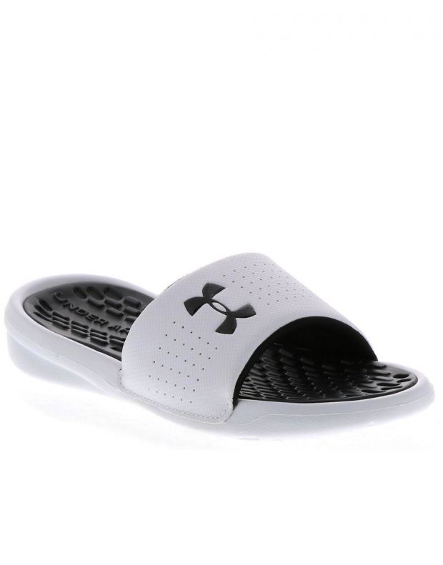 UNDER ARMOUR Playmaker Fixed Strap Slides White - 3000065-100 - 4
