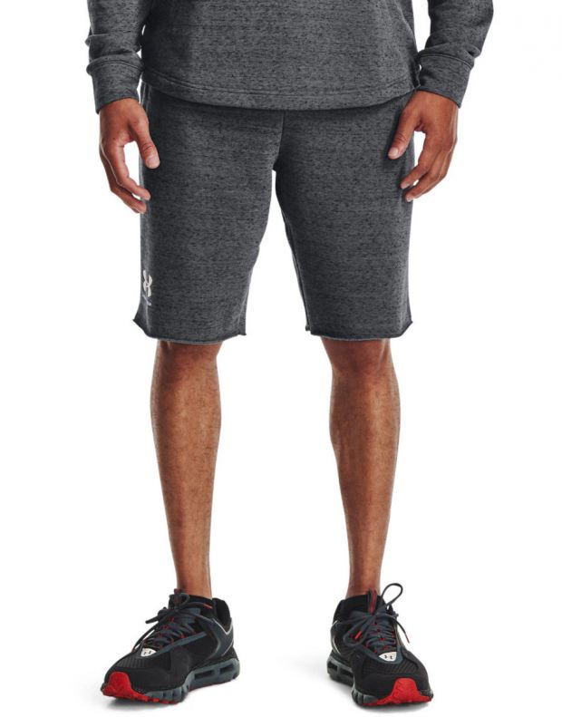UNDER ARMOUR Rival Terry Short Grey - 1361631-012 - 1