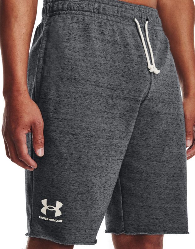 UNDER ARMOUR Rival Terry Short Grey - 1361631-012 - 3