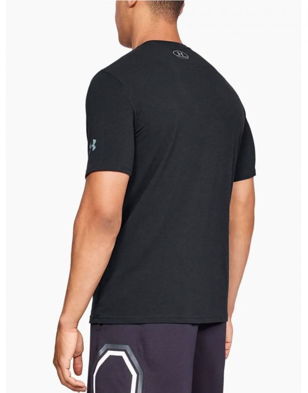 UNDER ARMOUR Top of the Key Tee Black - 1317934-001 - 2