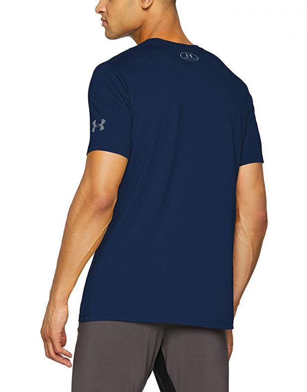 UNDER ARMOUR Train To Win Tee Navy - 1317521-408 - 2