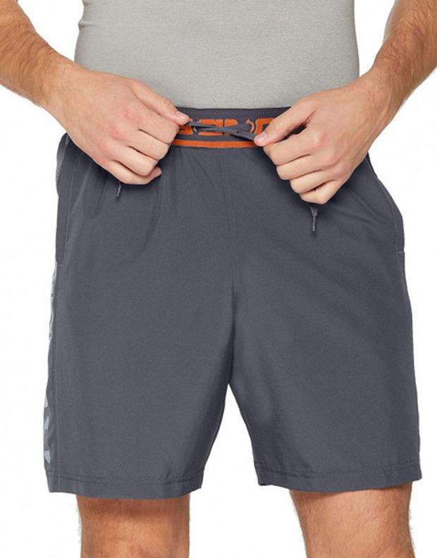 UNDER ARMOUR Woven Graphic Wordmark Shorts Grey - 1320203-012 - 3