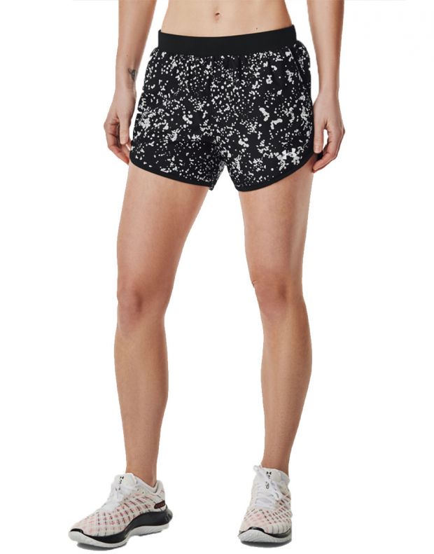 UNDER ARMOUR Fly-By 2.0 Printed Shorts Black - 1350198-005 - 1