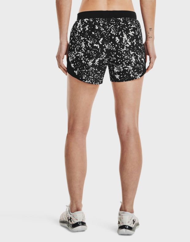 UNDER ARMOUR Fly-By 2.0 Printed Shorts Black - 1350198-005 - 2