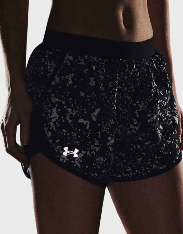 UNDER ARMOUR Fly-By 2.0 Printed Shorts Black - 1350198-005 - 3