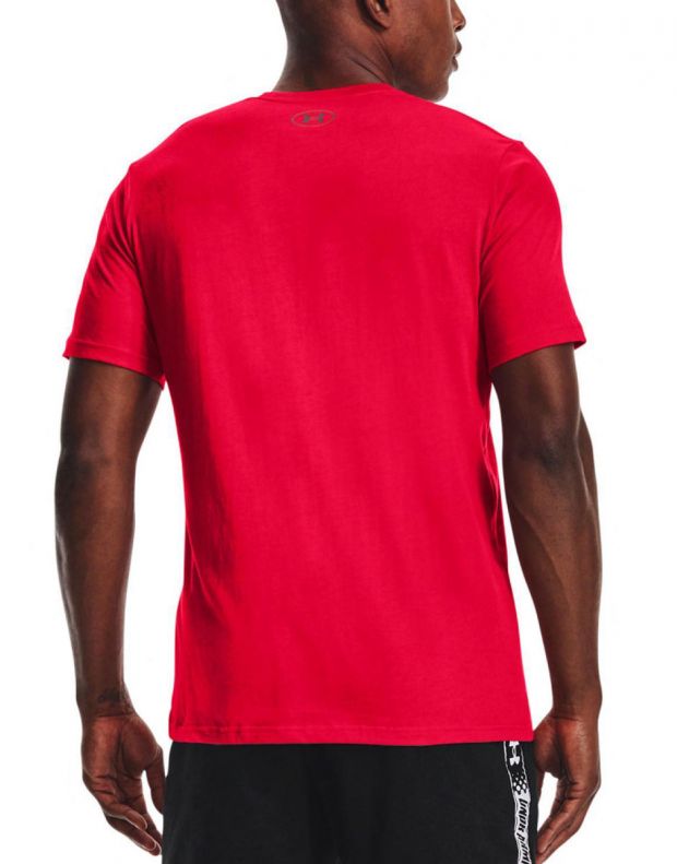 UNDER ARMOUR Hoops Logo Тее Red - 1361920-600 - 2