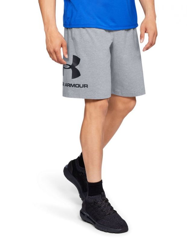 UNDER ARMOUR Sportstyle Cotton Shorts Grey - 1329300-035 - 1