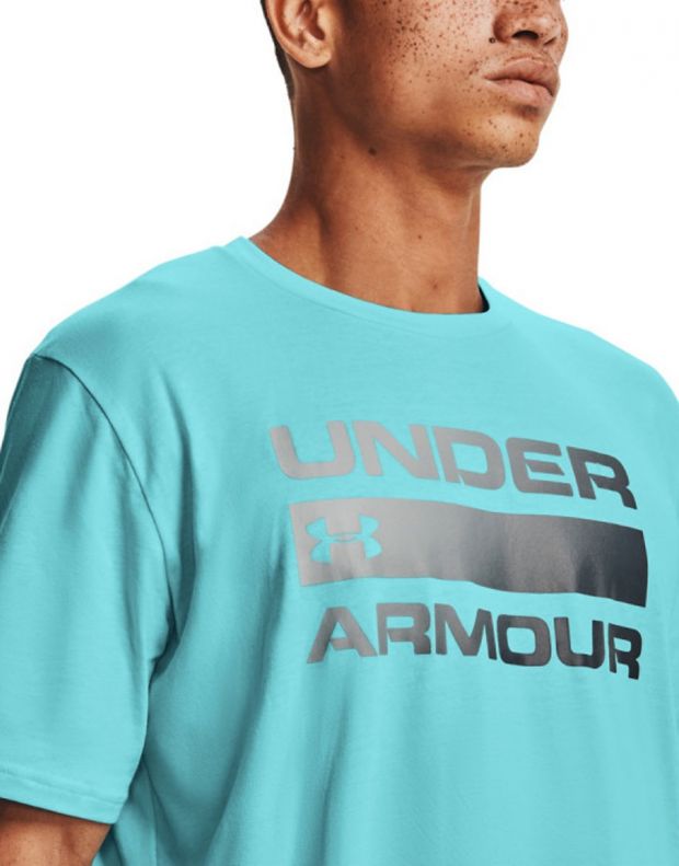 UNDER ARMOUR Team Issue Wordmark Tee Blue - 1329582-441 - 3
