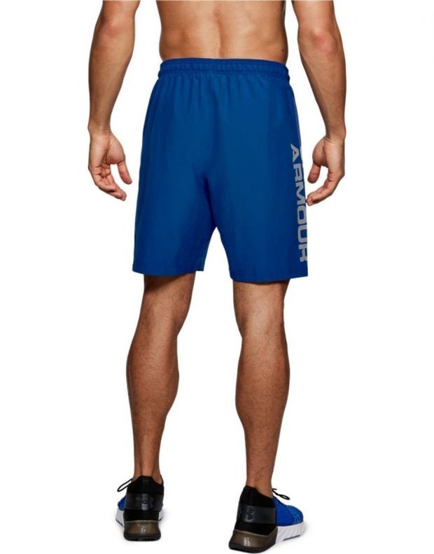 UNDER ARMOUR Woven Graphic Wordmark Shorts Blue - 1320203-400 - 2