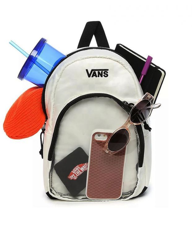 VANS Heart Lizzie Backpack White  - VN0A4SBR3KS - 5