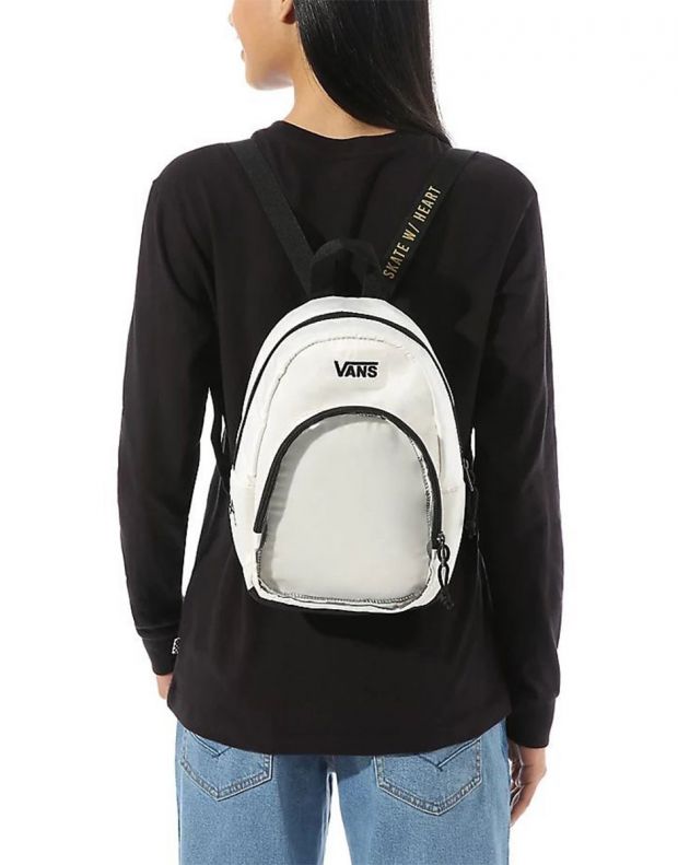 VANS Heart Lizzie Backpack White  - VN0A4SBR3KS - 6