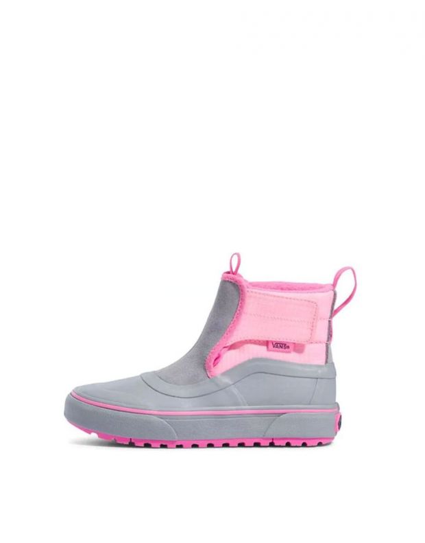 VANS Slip-On Hi Terrain Velcro Mte-1 Shoes Grey/Pink - VN0A5HZ66HX - 1