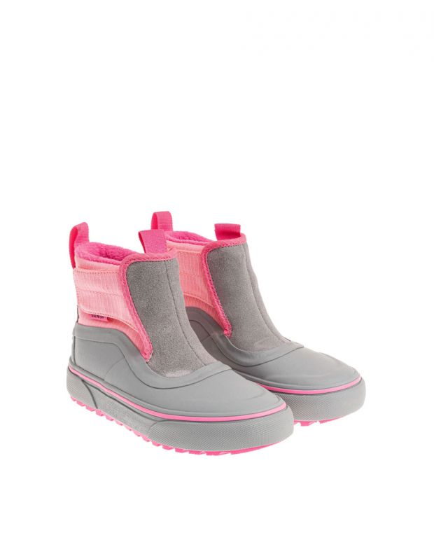 VANS Slip-On Hi Terrain Velcro Mte-1 Shoes Grey/Pink - VN0A5HZ66HX - 2
