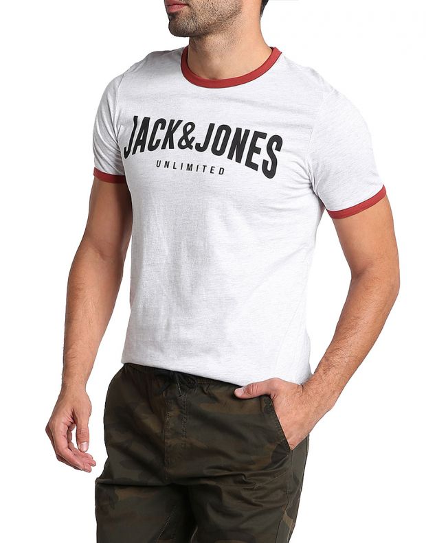 JACK&JONES Retro Jack Tee White - 12136848/white - 1