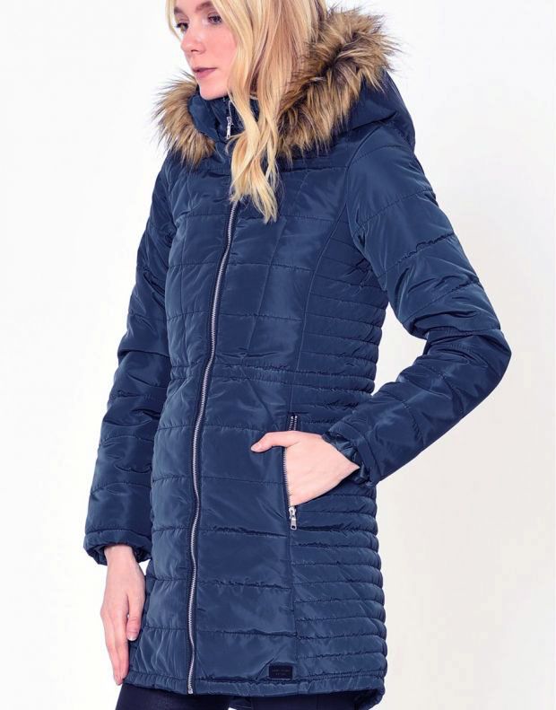 VERO MODA Quilted Long Parka Blue - 81917/blue - 2