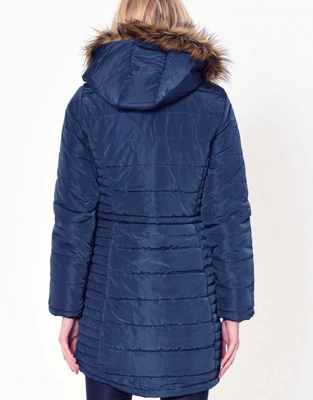 VERO MODA Quilted Long Parka Blue - 81917/blue - 3