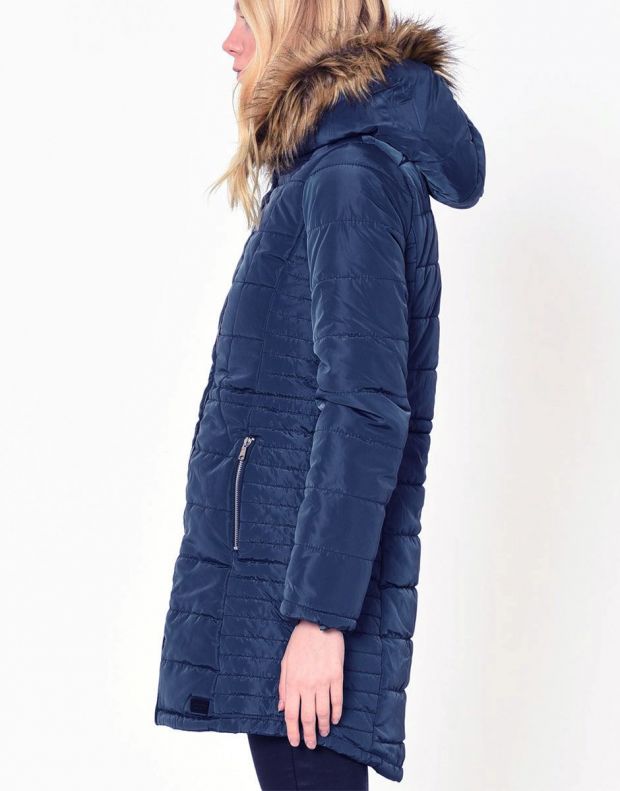 VERO MODA Quilted Long Parka Blue - 81917/blue - 4