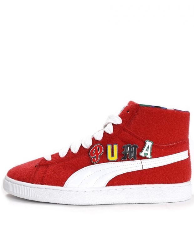 PUMA X Dee and Ricky Basket Mid Red - 360085-01 - 1