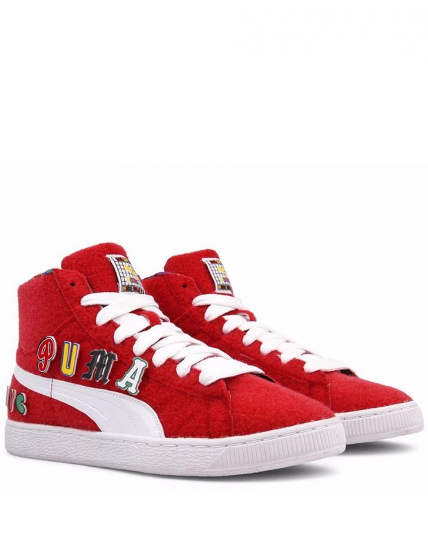 PUMA X Dee and Ricky Basket Mid Red - 360085-01 - 5
