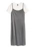 H&M Slip Dress With A Top - 6896/grey - 2t