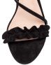 H&M Suede Sandals Black - 3567/black - 3t