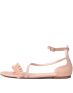 H&M Suede Sandals Pink - 3567/pink - 1t