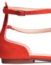 H&M Suede Sandals Red - 3567/red - 3t