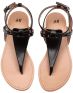H&M Toe-Post Sandals - 7489/black - 3t