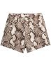 H&M High-Waisted Twill Shorts - 6779/snake - 2t