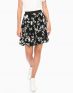 VERO MODA Floral Skirt Black - 82236/black - 2t
