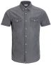 JACK&JONES Casual Denim Shirt - 18750/grey - 4t