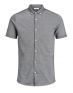 JACK&JONES Casual Cotton Shirt Light Dark Grey - 25463/d.grey - 4t