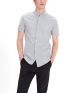 JACK&JONES Casual Cotton Shirt Light Grey - 25463/l.grey - 1t