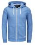JACK&JONES Recycled Basic Zip Up Sweatshirt Blue - 27820/blue - 2t