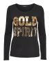 ONLY Gold Spirit Blouse Black - 40145/black - 3t