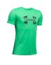 UNDER ARMOUR Infusion Logo Tee Green - 1299463-299 - 1t