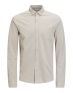 JACK&JONES Jersey Long Sleeved Shirt - 16200/grey - 1t