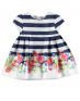 MAYORAL Stripe Floral Dress - 1942 - 1t